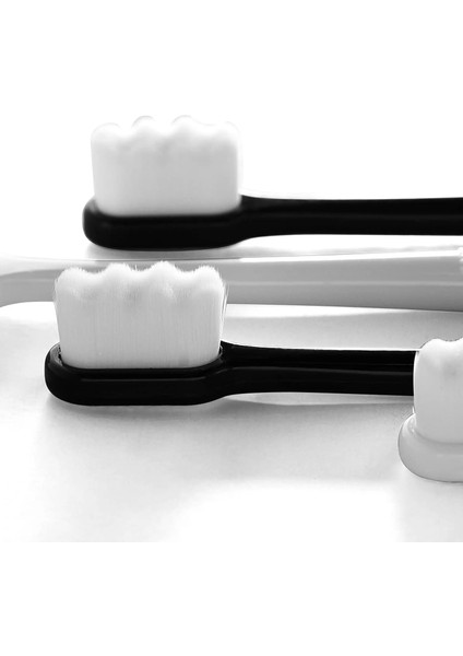 Kutu Stili ile 1siyah Ultra Yumuşak Nanotoothbrush Yumuşak Kıllı Yetişkin Diş Fırçası Hassas Dişler Için Diş Ipi Kılı Ağız Sakızını Beyazlatmak (Yurt Dışından)