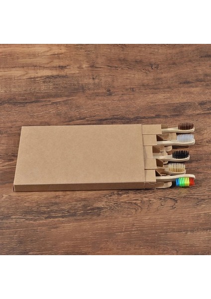 5 Adet Siyah Stil 5 Adet Bambu Diş Fırçası Çevre Dostu Ahşap Diş Fırçası Yumuşak Kıl Ucu Kömür Yetişkinler Için Ağız Bakımı Logosu Özel Diş Fırçaları (Yurt Dışından) fiyatları