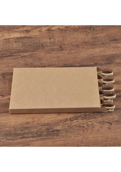 5 Adet Siyah Stil 5 Adet Bambu Diş Fırçası Çevre Dostu Ahşap Diş Fırçası Yumuşak Kıl Ucu Kömür Yetişkinler Için Ağız Bakımı Logosu Özel Diş Fırçaları (Yurt Dışından) fırsatları