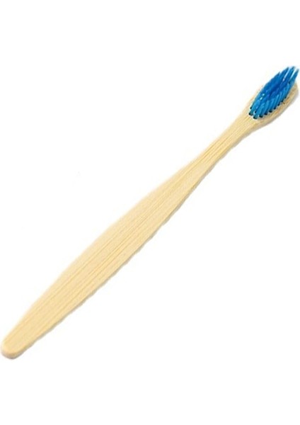 1 Adet Mavi Stil Bambu Diş Fırçası Tutacağı Çevre Dostu Diş Fırçası Bambu Tarak Organik Doğal Seyahat Ev Otel Kullanımı (Yurt Dışından)