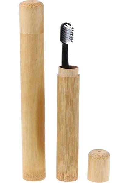 18CM Tarzı Taşınabilir Seyahat Ambalaj El Yapımı Bambu Diş Fırçası Tüp Doğal Bambu Tüp Diş Fırçası Için Çevre Dostu Seyahat Çantası cm (Yurt Dışından) indirimleri