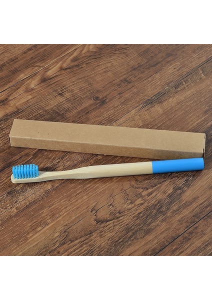1 Adet Mor Tarzı 1 Adet Çevre Dostu Bambu Diş Fırçası Orta Kıllar Biyobozunur Plastik Içermeyen Ağız Bakımı Yetişkinler Diş Fırçası Bambu Saplı Fırça (Yurt Dışından)
