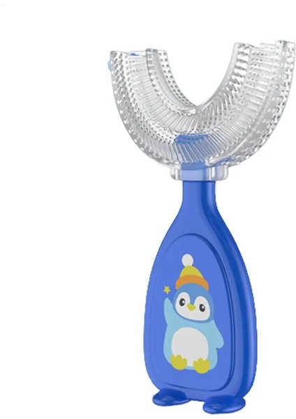 Gümüş Tarzı Diş Fırçası U-Şekilli Manuel Eğitim Toothbruldren's Temizleme Diş Fırçası U-Şekilli Silikon Yumuşak Fırça (Yurt Dışından) modelleri