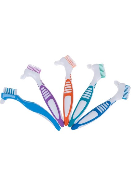 Turuncu Tarzı Protez Temizleme Fırçası Özel Protez Takma Diş Fırçası Ağız Bakımı Diş Fırçası (Yurt Dışından) modelleri