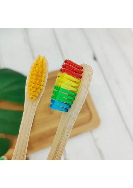 L Tarzı Olorful Doğal Bambu Diş Fırçası Seti Yumuşak Kıl Kömür Diş Beyazlatma Bambu Diş Fırçaları Yumuşak Diş Ağız Bakımı (Yurt Dışından) fırsatları