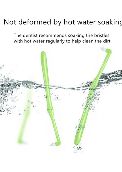 Sivri Yeşil Stil Sıcak Satış Temizleme Interdental Fırça Yumuşak Kıllar Ortodontik Parantez Diş Fırçası Diş Ipi Bakımı Ağız Bakımı Temizleme Diş Aracı (Yurt Dışından)