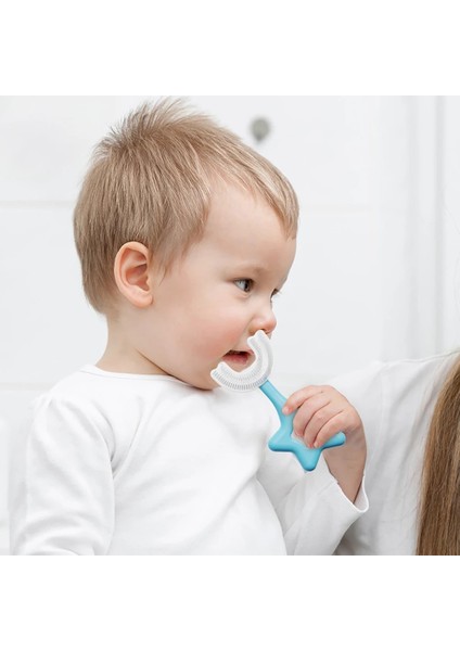 2-6 Yaş Stili Çocuk U-Şekilli Toothbru° Kapsamlı Temizleme Bebek Yumuşak Bebek Diş Diş Temiz Fırça Bebek Ağız Sağlığı (Yurt Dışından) indirimleri