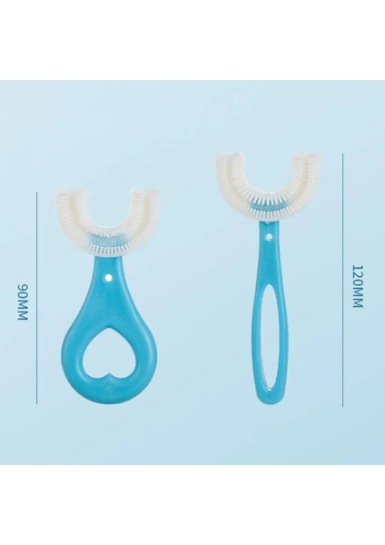 Kırmızı Elips Stili Bebek Toothbruldren's Diş Ağız Bakımı Temizleme Bru Derece Diş Temiz U Şekli Ev Için Diş Fırçası Y (Yurt Dışından) indirimleri