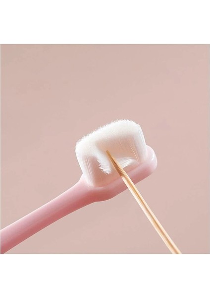 Gösterilen Stil Gibi 1 Adet Yumuşak Diş Fırçası Ultra-Ince Diş Fırçaları Kutusu ile Mikro-Nano Seyahat Açık Kullanım Ağız Temizleme Ağız Bakımı Araçları Tslm1 (Yurt Dışından)