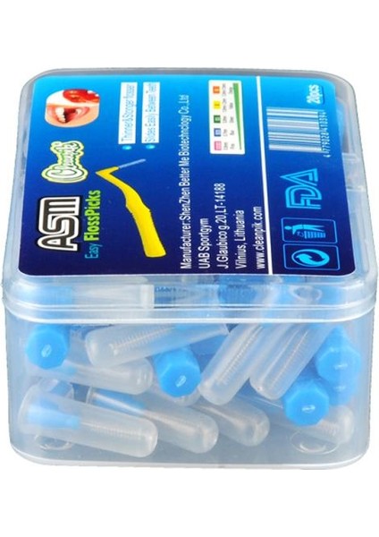 No.2 Tarzı Açı Interdental Fırçalar L Şekilli Ipi Interdental Temizleyici Ortodontik Diş Fırçası Kürdan Ağız Bakımı Aracı (Yurt Dışından)