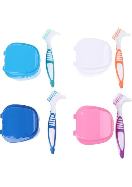 No.7 Tarzı Protez Kutusu ve Fırça Tutucu Temizleme Protez Kılıfı Çok Katmanlı Kıl Takma Diş Fırçası (1 * Protez Kılıfı+1 Diş Fırçası) (Yurt Dışından) modelleri