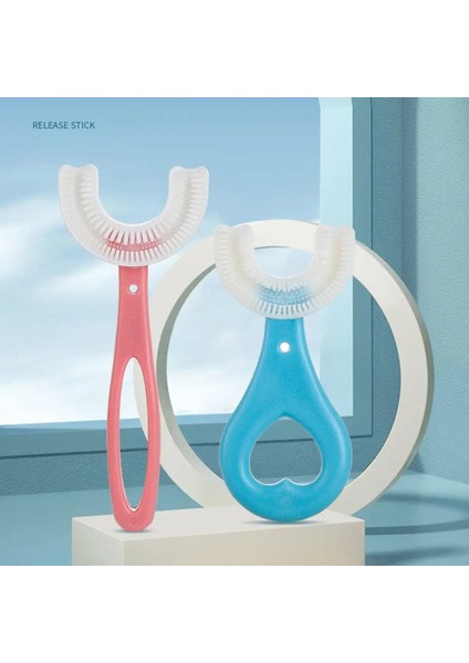 2-6 Yıldız Pembe Tarzı Sevimli Yıldız U-Şekilli 360 ° Bebek Silikon Diş Bruldren Hteeth Temizleme ve Bakım Uygun Yumuşak Bebek Diş Fırçası (Yurt Dışından) fırsatları