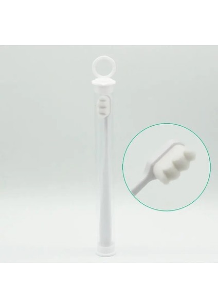 B02 Stili 1 Adet Ultra-Ince Yumuşak Diş Fırçası Milyon Nano Kıl Yetişkin Diş Fırçası Diş Derin Temizleme Taşınabilir Seyahat Ağız Bakımı Fırça Araçları (Yurt Dışından)