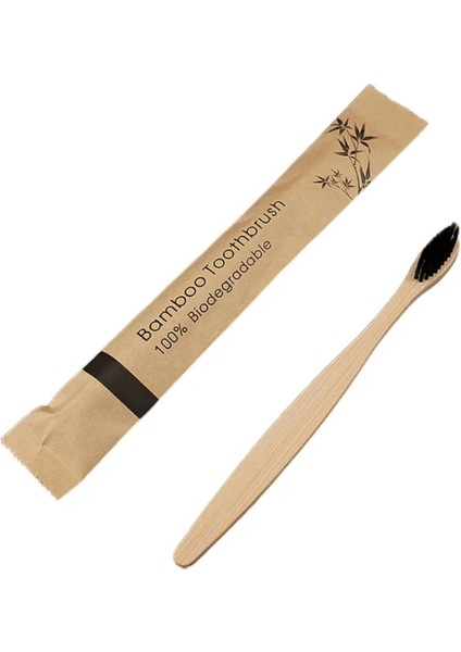 No.7 Tarzı Çevre Dostu Diş Fırçası Bambu Yeniden Kullanılabilir Diş Fırçaları Taşınabilir Yetişkin Ahşap Yumuşak Diş Fırçası Ev Seyahat Otel Kullanımı Için (Yurt Dışından)