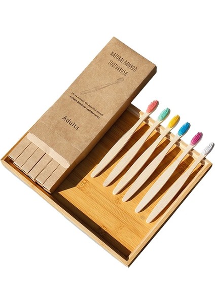 No.7 Tarzı Çevre Dostu Diş Fırçası Bambu Yeniden Kullanılabilir Diş Fırçaları Taşınabilir Yetişkin Ahşap Yumuşak Diş Fırçası Ev Seyahat Otel Kullanımı Için (Yurt Dışından) modelleri