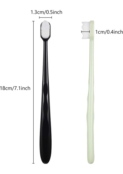 16 Adet Yeşil Stil 16 Adet Ekstra Yumuşak Diş Fırçası Mikro-Nano Ipi Kıllar Manuel Diş Fırçası Hassas Dişler Hamile Kadınlar Için Yaşlı Çocuklar (Yurt Dışından)