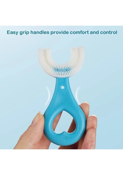 Gümüş Tarzı Çocuklar U-Şekilli Diş Fırçası Manuel Eğitim Diş Fırçası Gıda Sınıfı Yumuşak Silikon Fırça Kafası 360 Ağız Diş Temizleme Tasarımı (Yurt Dışından) modelleri