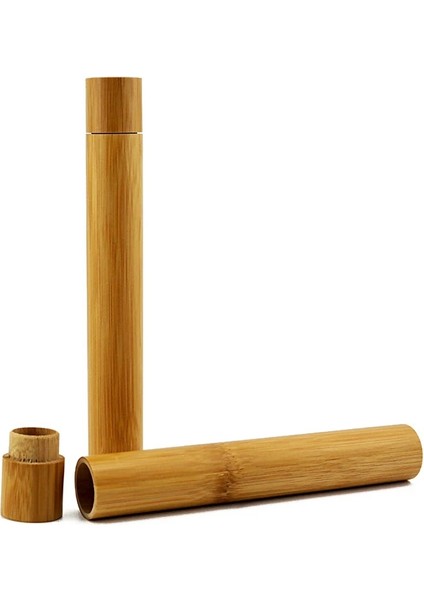 1199-E-1 Stili 1 Adet Bambu Tüp Çevre Dostu Doğal Bambu Diş Fırçası Seyahat Çantası Doğal Organik Biyobozunur ve Bambu Diş Fırçası (Yurt Dışından) fiyatları