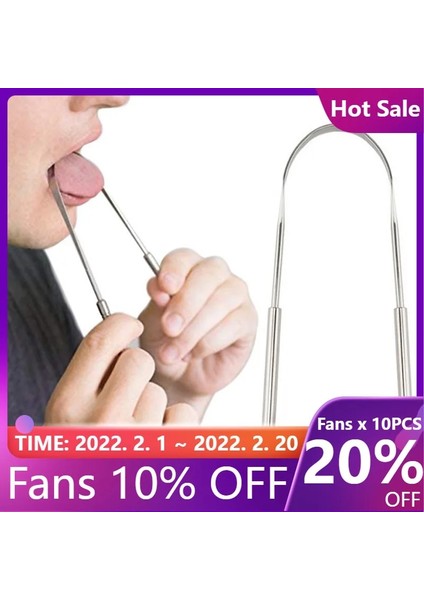 Beyaz Stil Moda Yeni Dil Temizleyici Kazıyıcı Paslanmaz Çelik Faydalı Taze Nefes Temizleme Kaplamalı Dil Diş Fırçası Ağız Hijyeni Bakımı (Yurt Dışından) fiyatları