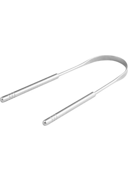 Beyaz Stil Moda Yeni Dil Temizleyici Kazıyıcı Paslanmaz Çelik Faydalı Taze Nefes Temizleme Kaplamalı Dil Diş Fırçası Ağız Hijyeni Bakımı (Yurt Dışından) fırsatları