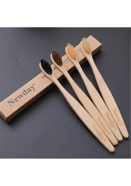 Siyah Stil 2 Adet Diş Fırçaları Çevre Dostu Bambu Saplı Yumuşak Kıllar Biyolojik Olarak Parçalanabilir Çevresel Olarak Taşınabilir Seyahat Diş Fırçası Seti (Yurt Dışından) modelleri