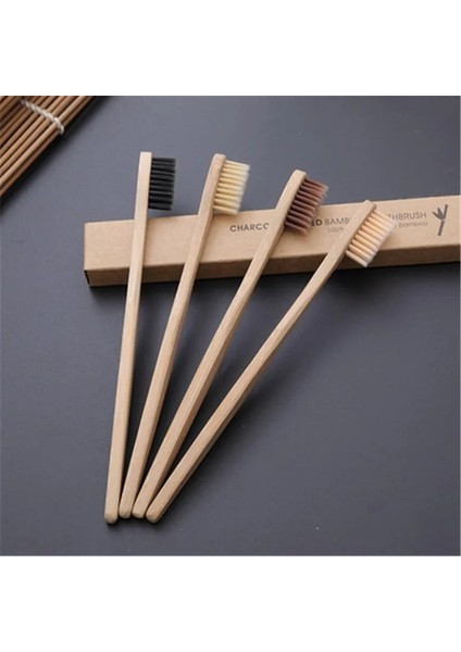 Siyah Stil 2 Adet Diş Fırçaları Çevre Dostu Bambu Saplı Yumuşak Kıllar Biyolojik Olarak Parçalanabilir Çevresel Olarak Taşınabilir Seyahat Diş Fırçası Seti (Yurt Dışından) fırsatları