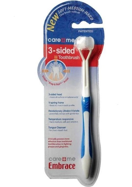 Yetişkin-Mavi Tarzı 3 Taraflı Silikon Diş Fırçası Ağız Sağlığı Temizleyici Diş Profesyonel Güvenlik Temiz Nano Diş Fırçası Bakımı Çocuk Yetişkin (Yurt Dışından)