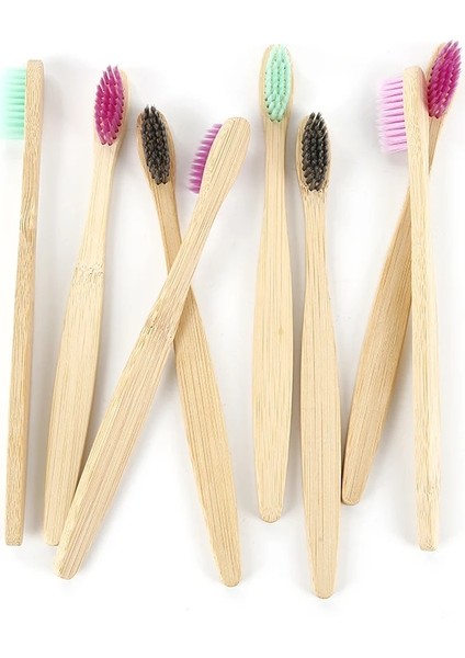 Haki Stili 1 Adet Doğal Bambu Diş Fırçası Düz ​​bambu Saplı Yumuşak Kıl Diş Fırçası Yetişkin Diş Fırçası Ağız Bakımı Diş Temizleme Aracıtslm2 (Yurt Dışından)