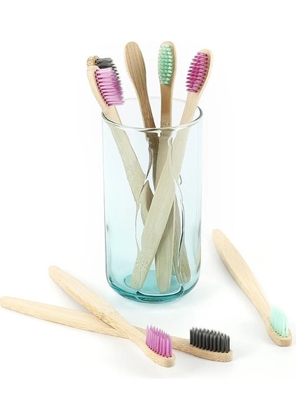 Haki Stili 1 Adet Doğal Bambu Diş Fırçası Düz ​​bambu Saplı Yumuşak Kıl Diş Fırçası Yetişkin Diş Fırçası Ağız Bakımı Diş Temizleme Aracıtslm2 (Yurt Dışından)