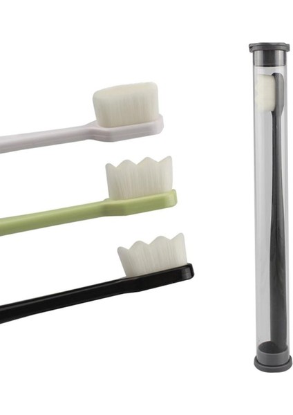 No.5 Tarzı 1 Adet Ağız Bakımı Ultra-Ince Diş Fırçası Milyon Yumuşak Kıllar Diş Fırçası Derin Temizlik Taşınabilir Seyahat Yetişkinler Diş Fırçası ile Kılıf (Yurt Dışından) fırsatları