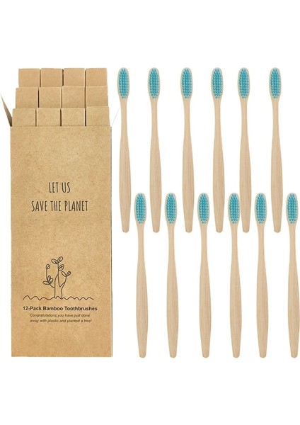 1194-P-1 Stili Bambu Diş Fırçası Çevre Dostu Ürün Vegan Diş Fırçası Gökkuşağı Siyah Ahşap Yumuşak Elyaf Yetişkinler Ağız Bakımı Için Seyahat Seti (Yurt Dışından)