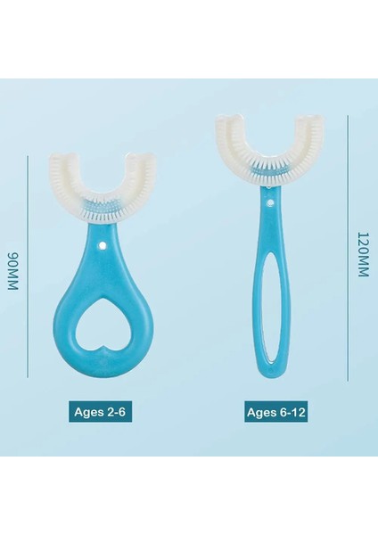 Gümüş Tarzı Çocuklar U-Şekilli Diş Fırçası Manuel Eğitim Diş Fırçası Gıda Sınıfı Yumuşak Silikon Fırça Kafası 360 Ağız Diş Temizleme Tasarımı (Yurt Dışından) modelleri