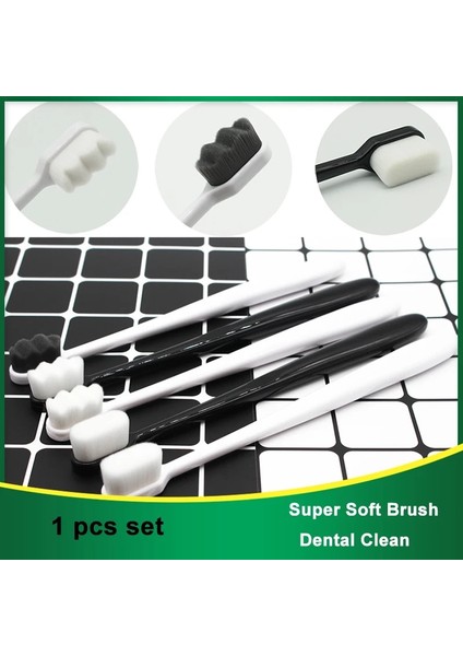 1 Adet Siyah Bir Stil Süper Yumuşak Ultra Tortable Diş Fırçası Çevre Dostu Dış Mekan Seyahat Kullanımı Ağız Bakımı Fırçası Ağız Temizleme Araçları (Yurt Dışından) fırsatları
