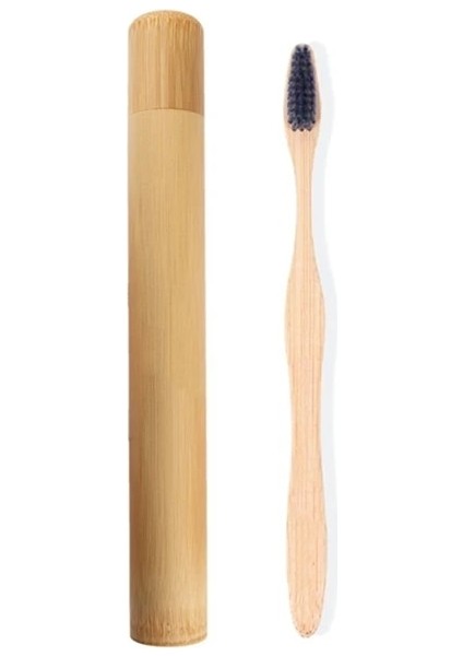 Bir Stil Sıfır Atık Seyahat Diş Fırçası Çevre Dostu Kıllı Diş Fırçası Doğal Biyobozunur Bambu Diş Fırçaları (Yurt Dışından) modelleri