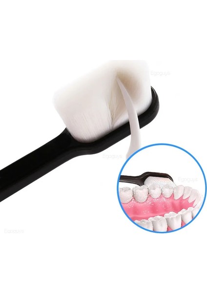 Milyon Nano Bambu1 Stili Vı Ultra-Ince Yumuşak Yetişkin Diş Fırçası Için Taşınabilir Seyahat Fırçası Milyon Nano Kıl Diş Derin Temizleme Diş Ağız Bakımı (Yurt Dışından)