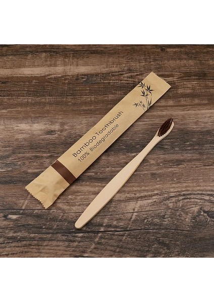 5 Adet Kahverengi Stil Olorful Diş Fırçası Doğal Bambu Diş Fırçası Seti Yumuşak Kıl Kömür Dişleri Eko Bambu Diş Fırçaları Diş Ağız Bakımı (Yurt Dışından)