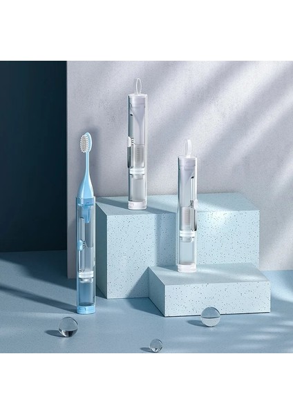 Mavi Stil Taşınabilir Kompakt Katlanır Diş Fırçası Katlama Seyahat Kamp Yürüyüş Açık Havada Alması Kolay Katlanabilir Diş Fırçası (Yurt Dışından) fiyatları