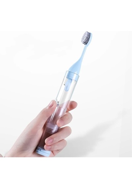 Mavi Stil Taşınabilir Kompakt Katlanır Diş Fırçası Katlama Seyahat Kamp Yürüyüş Açık Havada Alması Kolay Katlanabilir Diş Fırçası (Yurt Dışından) fırsatları