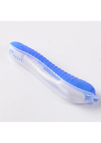 Mavi Stil 2 Adet Tek Kullanımlık Katlanabilir Diş Fırçası Taşınabilir Kamp Seyahat Diş Fırçası Otel Malzemeleri Ağız Hijyeni Aksesuarları Sağlık (Yurt Dışından)