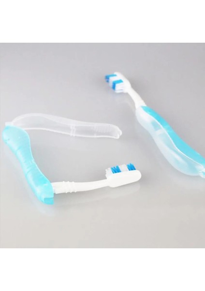 Mavi Stil 2 Adet Tek Kullanımlık Katlanabilir Diş Fırçası Taşınabilir Kamp Seyahat Diş Fırçası Otel Malzemeleri Ağız Hijyeni Aksesuarları Sağlık (Yurt Dışından) indirimleri
