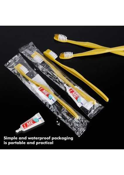 Tek Kullanımlık 1 Adet Tarzı 1 Adet Yeni Temiz Taşınabilir Tek Kullanımlık Diş Fırçası Diş Macunu Yıkama Gargara Takım Seyahat Otel Banyo Tren Için Temizleme Aracı Set (Yurt Dışından)