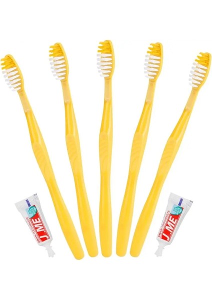 Tek Kullanımlık 1 Adet Tarzı 1 Adet Yeni Temiz Taşınabilir Tek Kullanımlık Diş Fırçası Diş Macunu Yıkama Gargara Takım Seyahat Otel Banyo Tren Için Temizleme Aracı Set (Yurt Dışından)