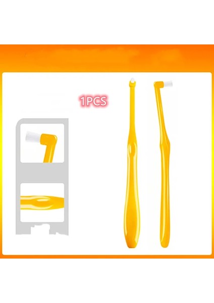 Bir Stil 1 Adet Ortodontik Diş Fırçası Interdental Diş Fırçası Küçük Kafa Yumuşak Saç Düzeltme Diş Parantez Diş Ipi Ağız Diş Bakımı (Yurt Dışından)