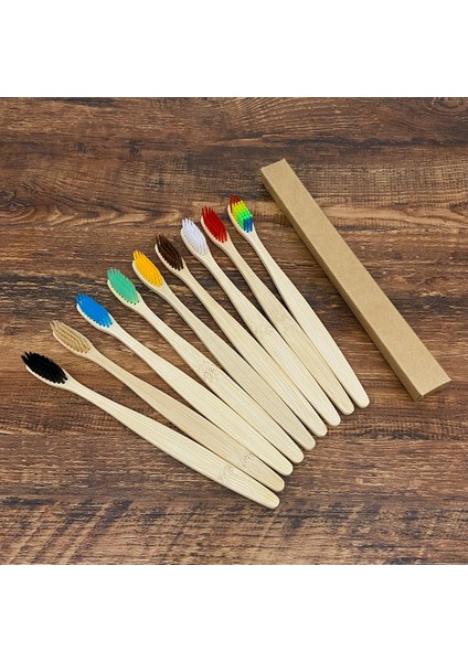 Sarı Stil 1 Adet Eco Dostu Diş Fırçası Bambu Diş Fırçaları Yeniden Kullanılabilir Taşınabilir Yetişkin Ahşap Yumuşak Diş Fırçası Ev Seyahat Otel Için (Yurt Dışından) fırsatları