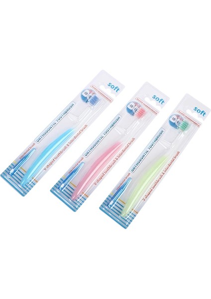 Pk Stili Ağız Hijyeni Bakımı Ortodontik Diş Fırçaları U-Şekilli Ortodontik Diş Fırçası Tek Diş Arası Fırçalı Yumuşak Kıl (Yurt Dışından) modelleri