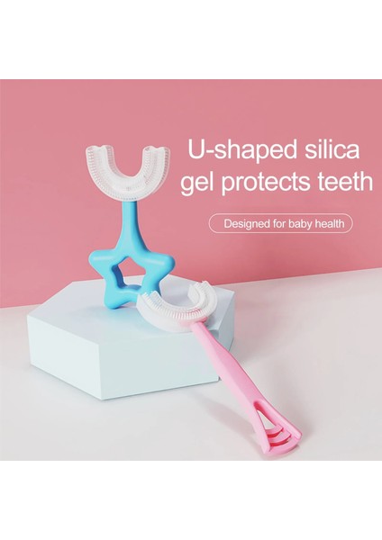 Bir Stil U-Şekilli Bebek Toothbruldre Derece Dişlikleri Yumuşak Silikon Temiz Fırçalama Çocuklar Dişleri Ağız Bakımı Temizleme Diş Fırçası (Yurt Dışından) fiyatları