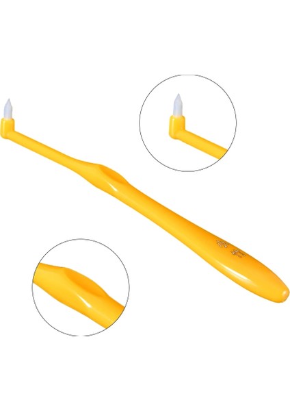 Sivri Kafa Yeşil Tarzı 1 Adet Ortodontik Diş Fırçası Interdental Diş Fırçası Küçük Kafa Yumuşak Saç Düzeltme Dişleri Diş Ipi Diş Bakımı Diş Fırçası (Yurt Dışından)