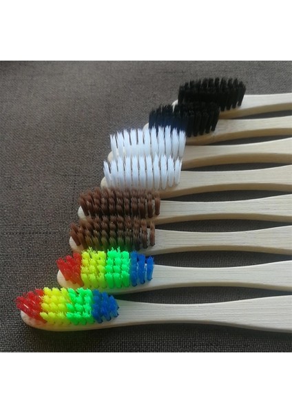 Beyaz 2 Adet Tarzı Doğal Saf Bambu Diş Fırçası Taşınabilir Yumuşak Saç Diş Fırçası Çevre Dostu Fırçalar Ağız Temizleme Bakım Araçları (Yurt Dışından) modelleri