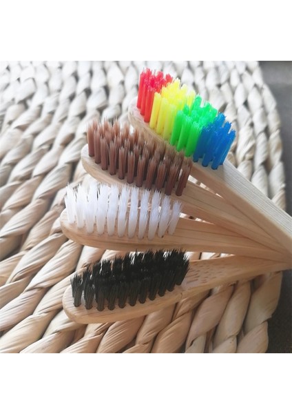 Beyaz 2 Adet Tarzı Doğal Saf Bambu Diş Fırçası Taşınabilir Yumuşak Saç Diş Fırçası Çevre Dostu Fırçalar Ağız Temizleme Bakım Araçları (Yurt Dışından) indirimleri