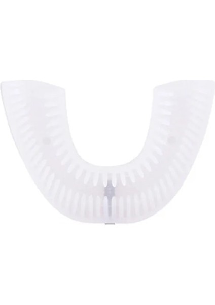 Değiştirilebilir Kafa Stili 360 Derece Akıllı Otomatik Sonic Diş Fırçası U Tipi 4 Modlu Diş Fırçası USB Şarjlı Diş Beyazlatma Mavi Işık (Yurt Dışından)